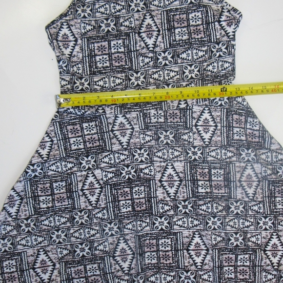 Mossimo Tribal Print Halter Racerback Dress Medium - Picture 5 of 7